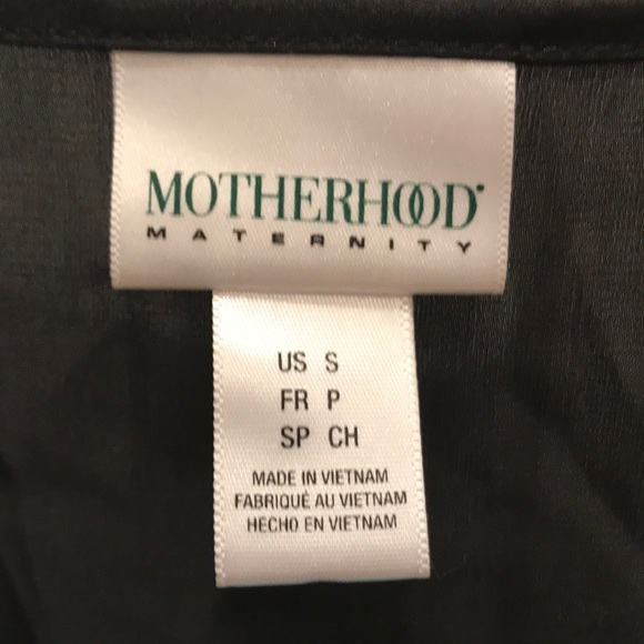 EUC Motherhood Maternity Fuschia/Black Top - Picture 4 of 5